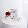 Glass Coffee Set | 6 Cups & Saucers