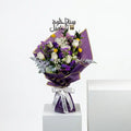 Birthday Purple Bouquet | Arabic Stick