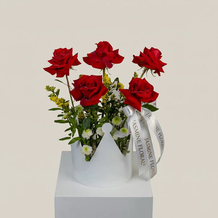 White Crown Flowers