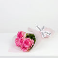 Pink Roses Hand Bouquet | 5 Pcs