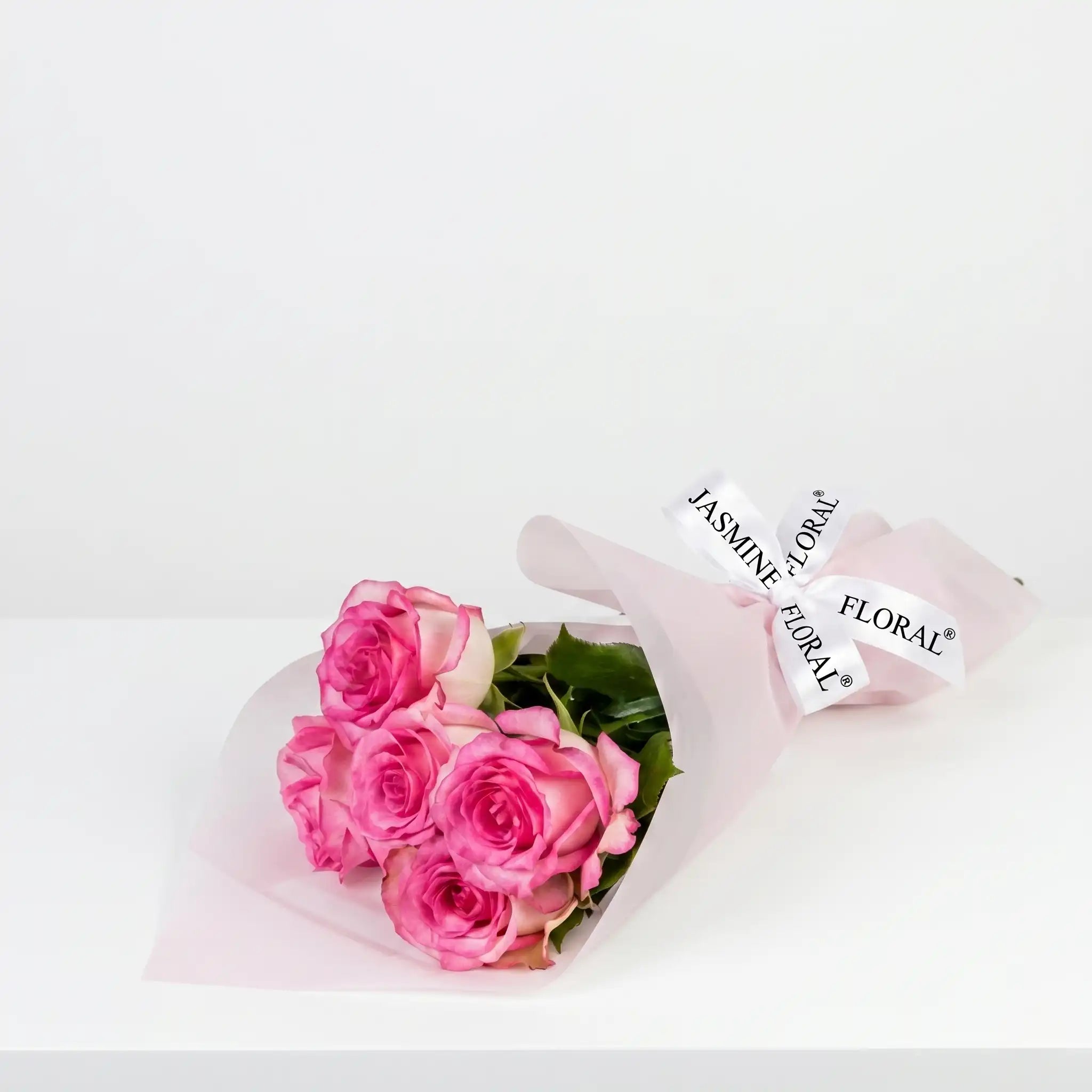 Pink Roses Hand Bouquet | 5 Pcs