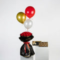 30 Red Roses | Balloon | Chocolate Box 18 Pcs