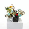 Black Flowers Box | Chocolate And Candle