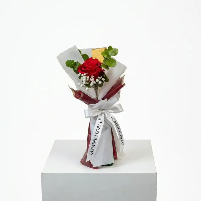 Single Red Rose | Chocolate