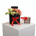 Flowers In Black Box | Chocolate