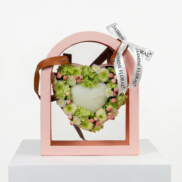 Pink Flowers Bag | Candle