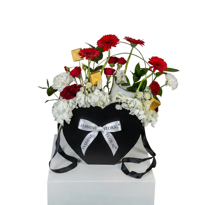 Black Flowers Box | Candle
