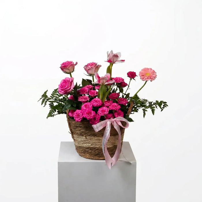 Pink Garden Basket