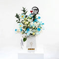 Love You Dad Flowers Box | Chocolate 10 Pcs
