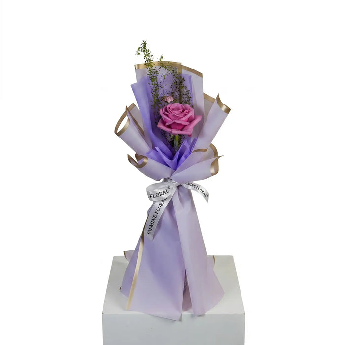 Single Purple Rose