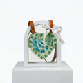 White Bag | Blue Flowers