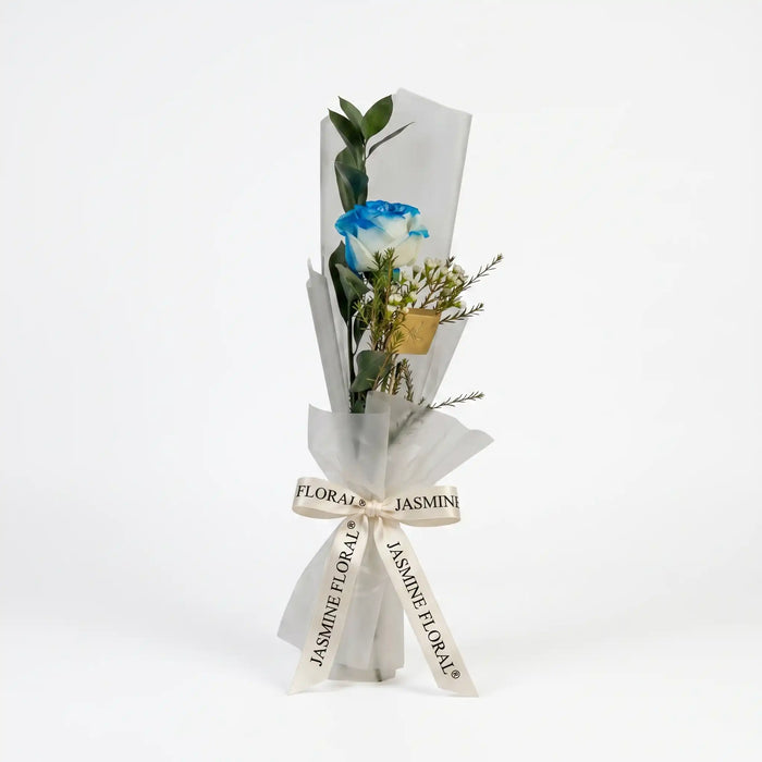 Single Blue Rose | 1 Chocolate