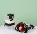 Congrats Grad Cake | Chocolate And Vanilla | Flowers