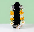 Graduation Necklace | Baby Rose Yellow | Gerbera White