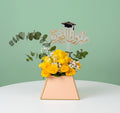 Peach Box | Y ellow Flowers | Graduation Balloon